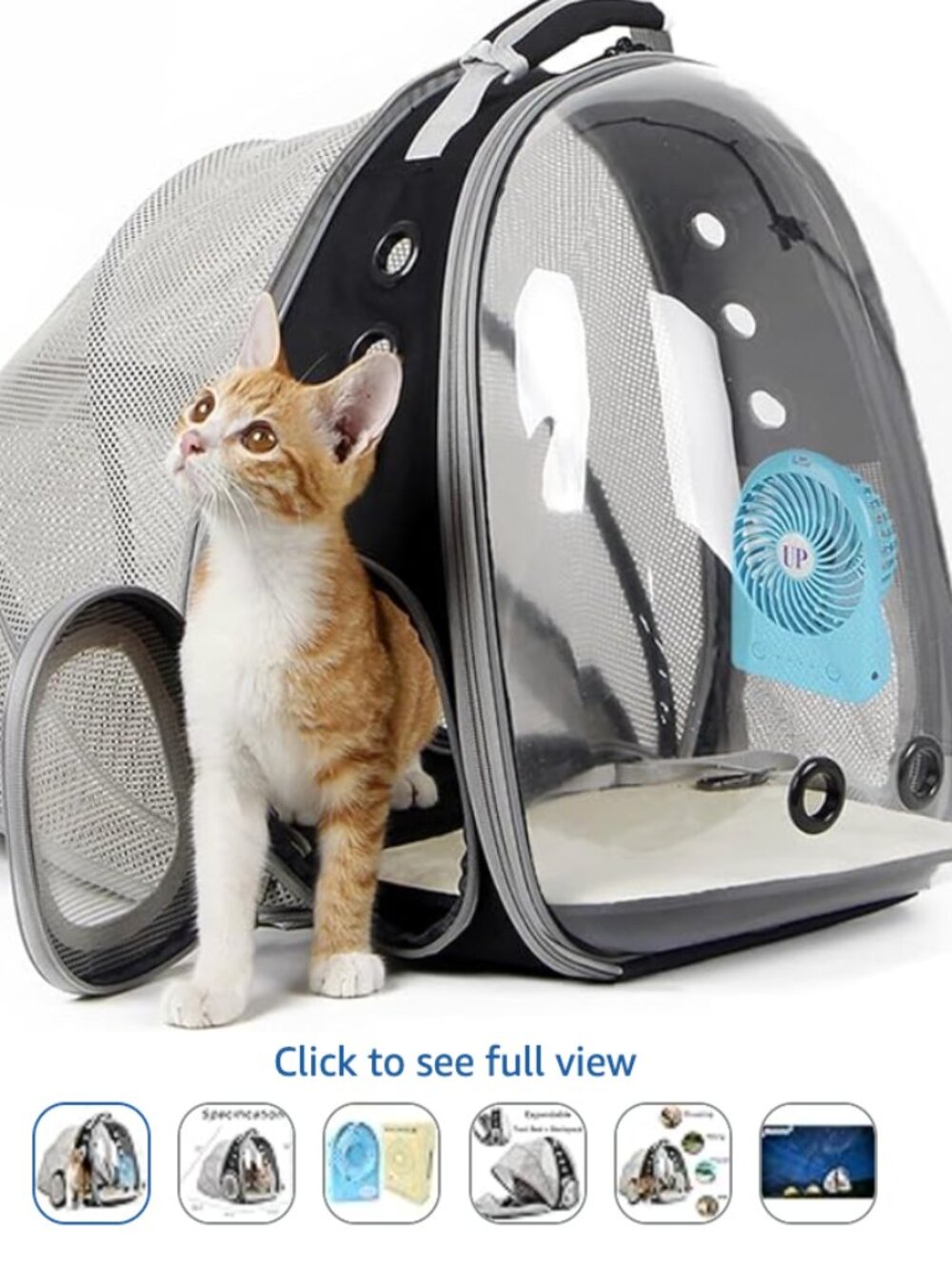 Expandable Cat Backpack Carrier - Picture 7 of 14